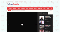 Desktop Screenshot of malaysiagazette.com